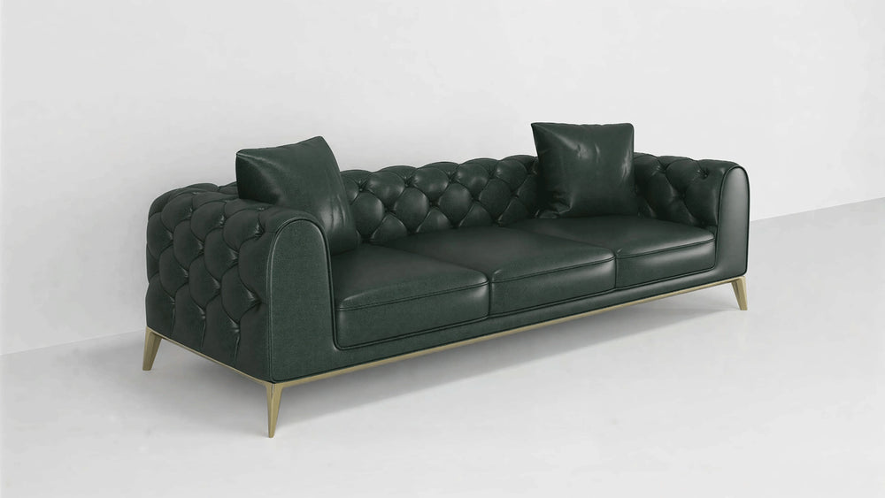 European Classical Leather Sofa-5