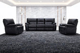 Customizable Reclining Leather Sofa-6