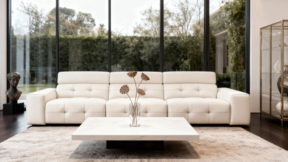 Luxurious 3-Seater Leather Sofa-6