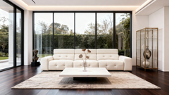 Luxurious Leather Sofa with Modern Design-4
