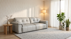 Sleek Comfort Leather Sofa-2