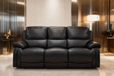 Functional Reclining Leather Sofa