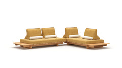 2-seater Humpback Rocking Sofa-1