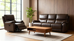 Luxury Custom Leather Reclining Sofa
