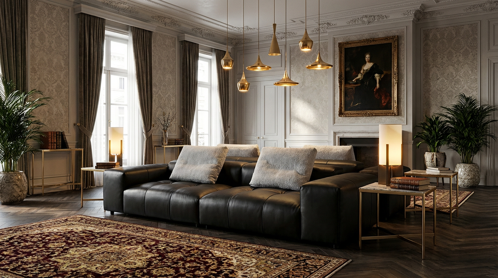 Urban Minimalist 4-Seater Sofa-2