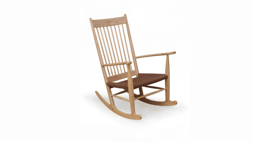 Natural Wood Rocking Chair-1