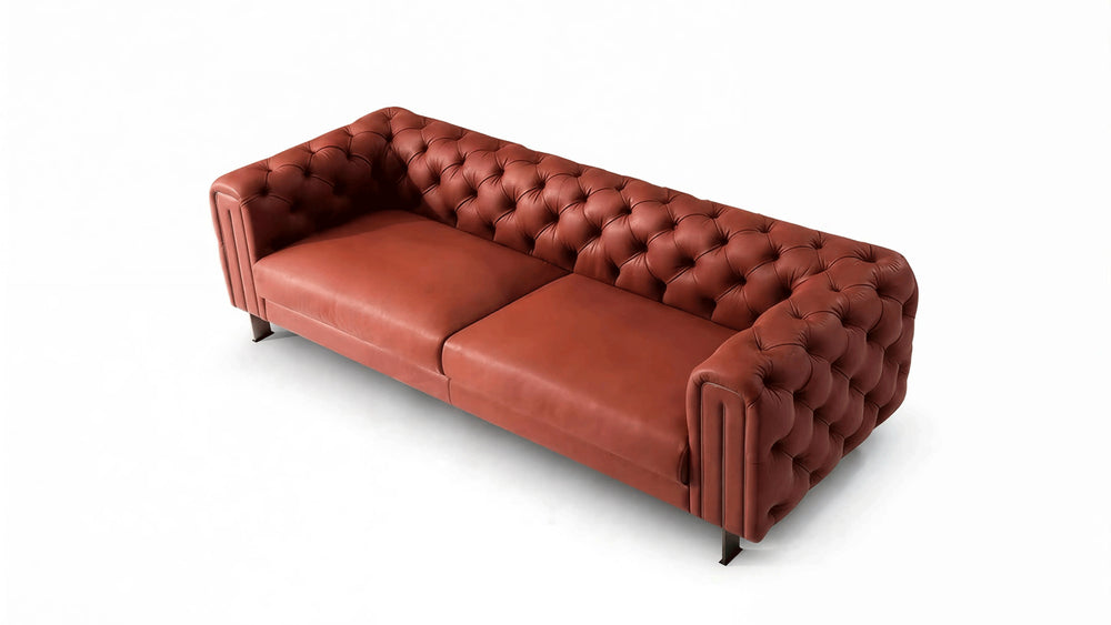 Classic 4-Seat Chesterfield Sofa -4
