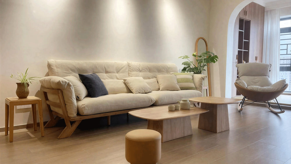 Fabric 4‑Seater Sofa-3