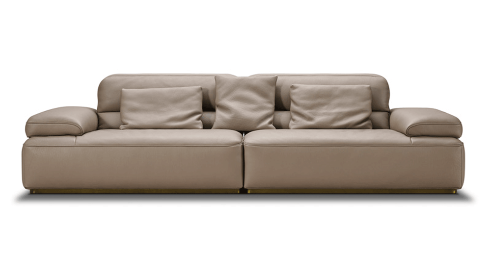 HideCraft Classic Leather Sofa-1