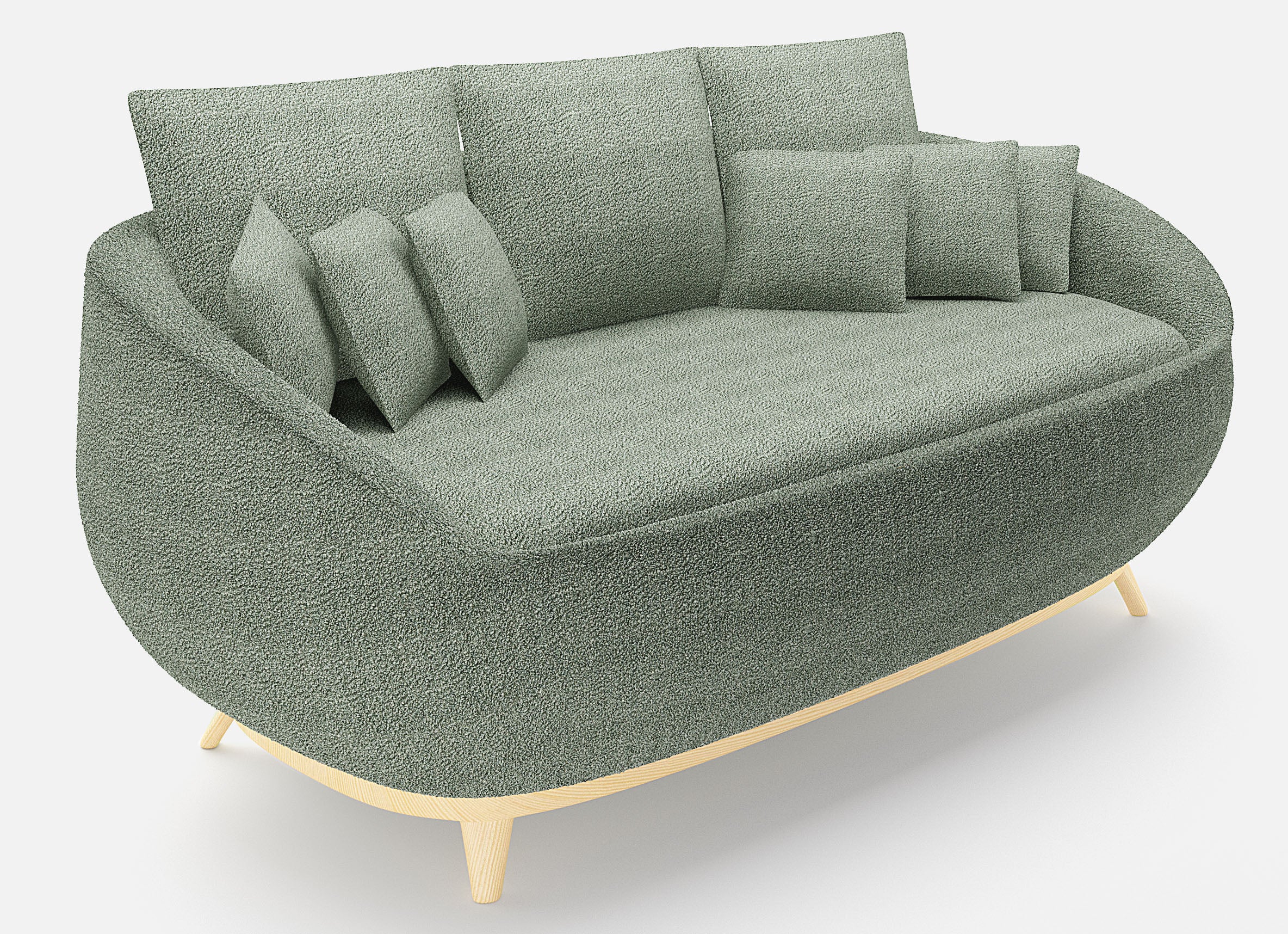 Customizable Postmodern Sheryl Fabric Sofa-3