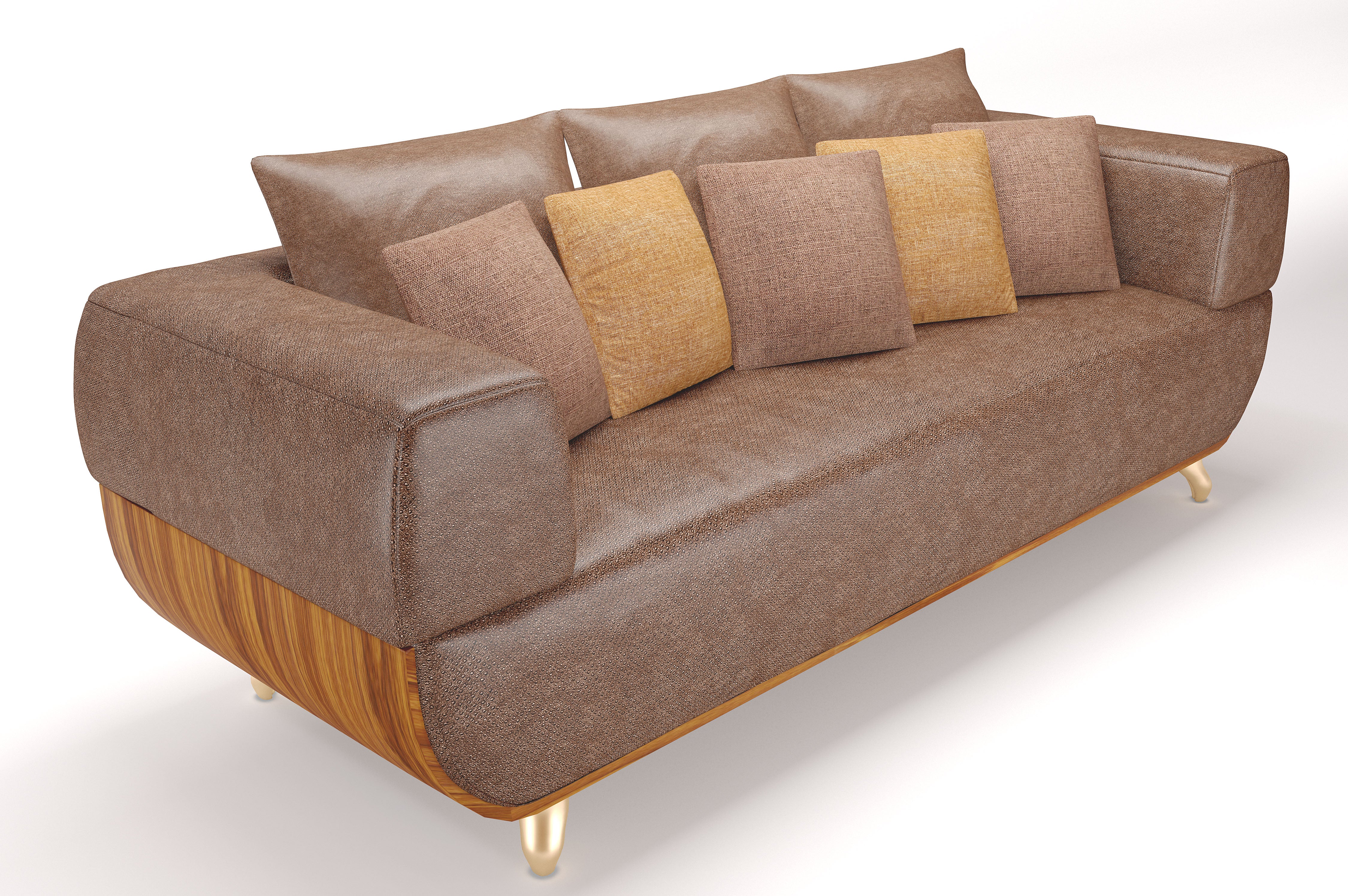 Customizable Classic Four-Seater Sofa-2