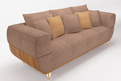 Customizable Classic Four-Seater Sofa-3