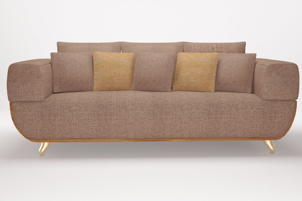 Customizable Classic Four-Seater Sofa-1