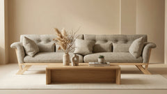 Fabric 4‑Seater Sofa-2