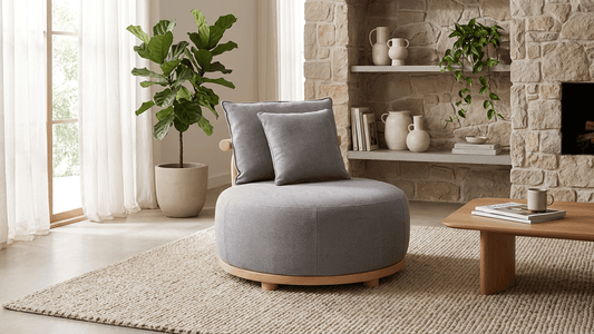 Round Accent Sofa-2