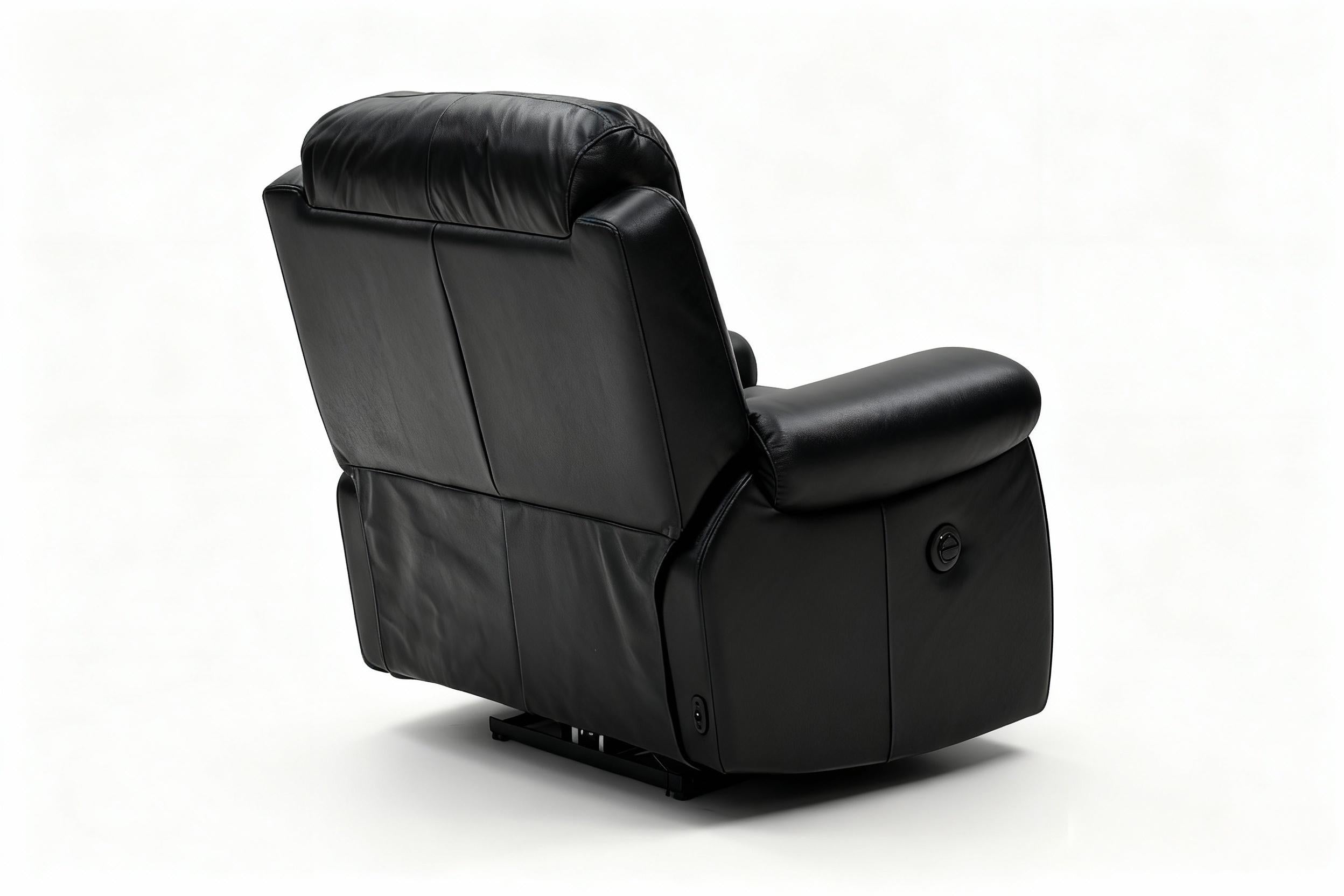 Functional Reclining Leather Sofa