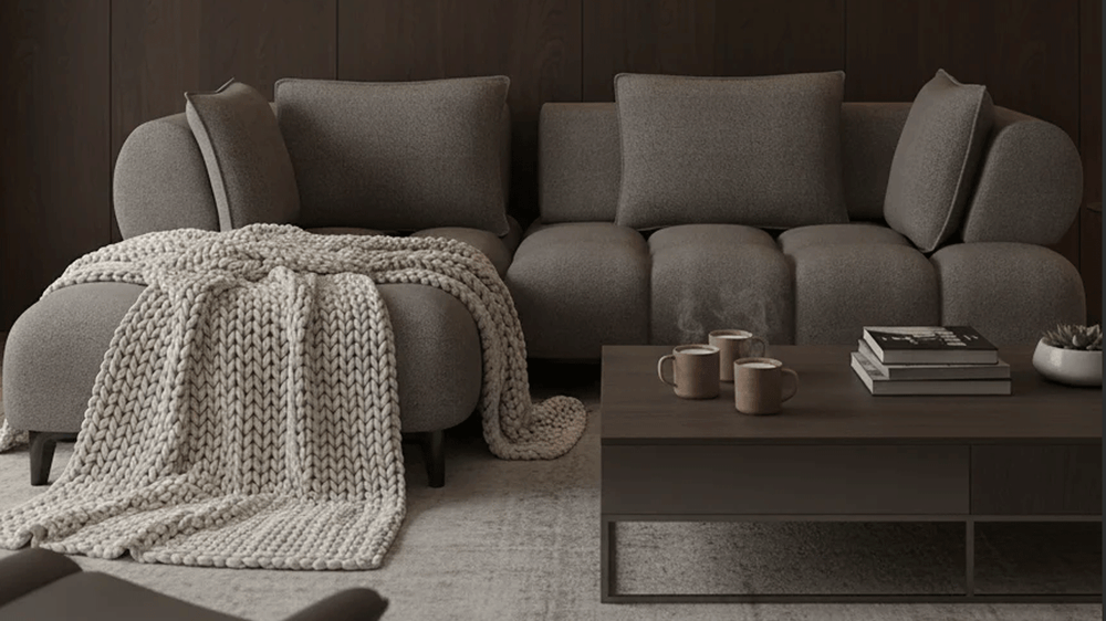 Modern L-shaped sofa-4