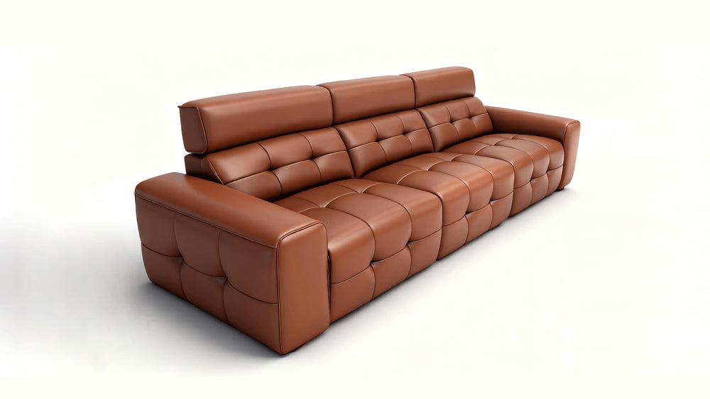 Luxurious 3-Seater Leather Sofa-3