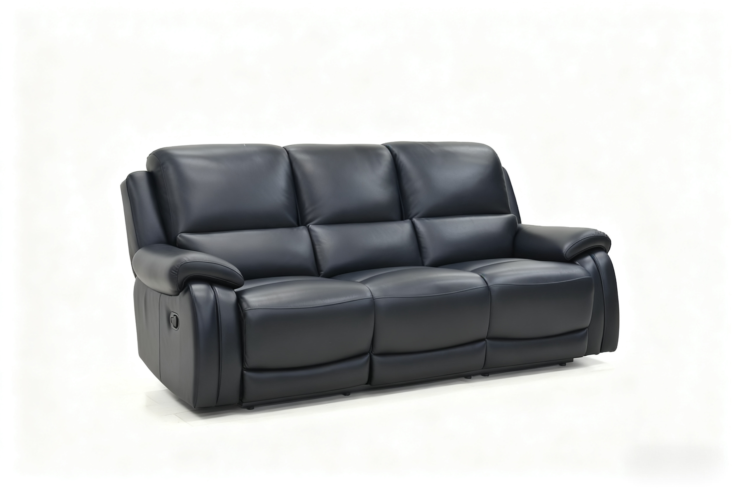 Functional Reclining Leather Sofa