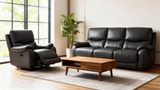 Luxury Custom Leather Reclining Sofa
