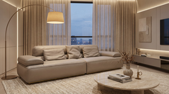 HideCraft Classic Leather Sofa-2