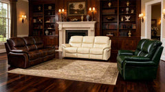 Modern Leather Lounge Set-4