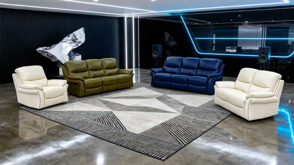 Modern Leather Lounge Set-3