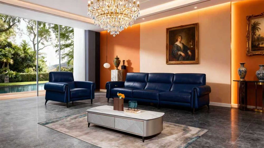 Modern Reclining Sofa Set-8