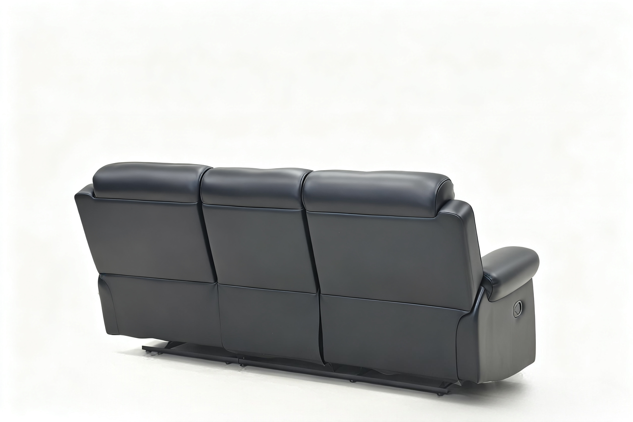 Functional Reclining Leather Sofa