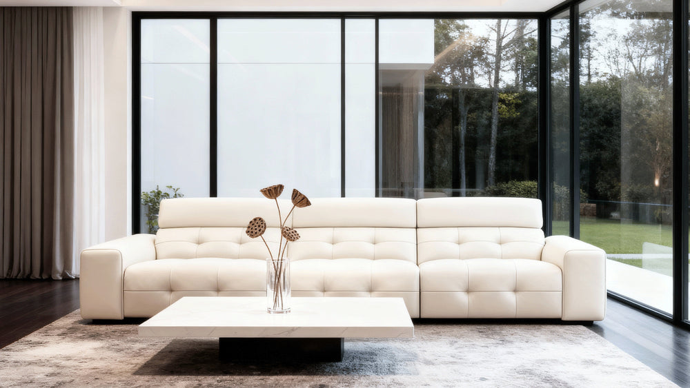 Luxurious 3-Seater Leather Sofa-4