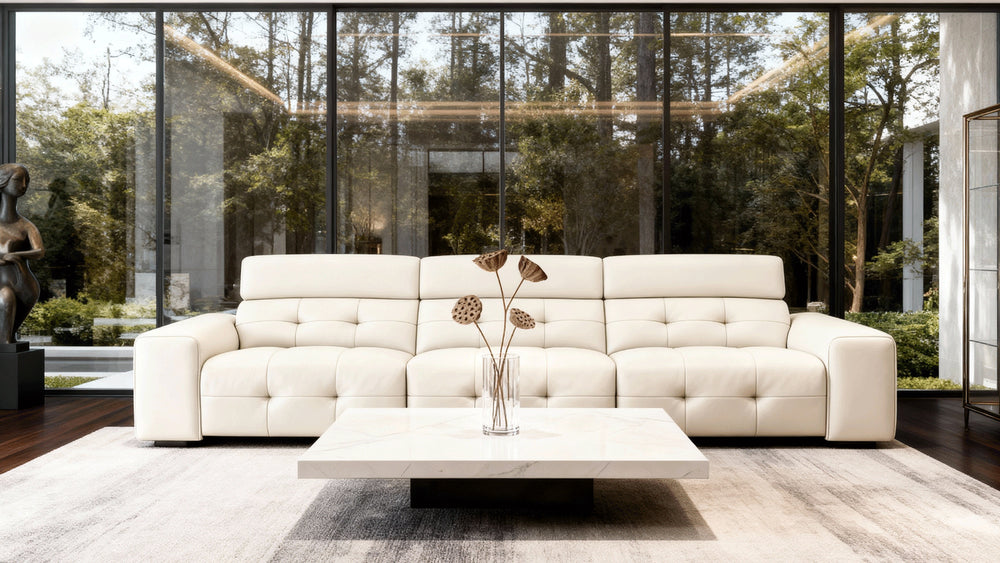 Luxurious 3-Seater Leather Sofa-5