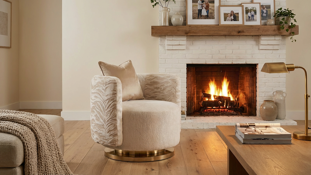 Swivel Accent Lounge Chair-3