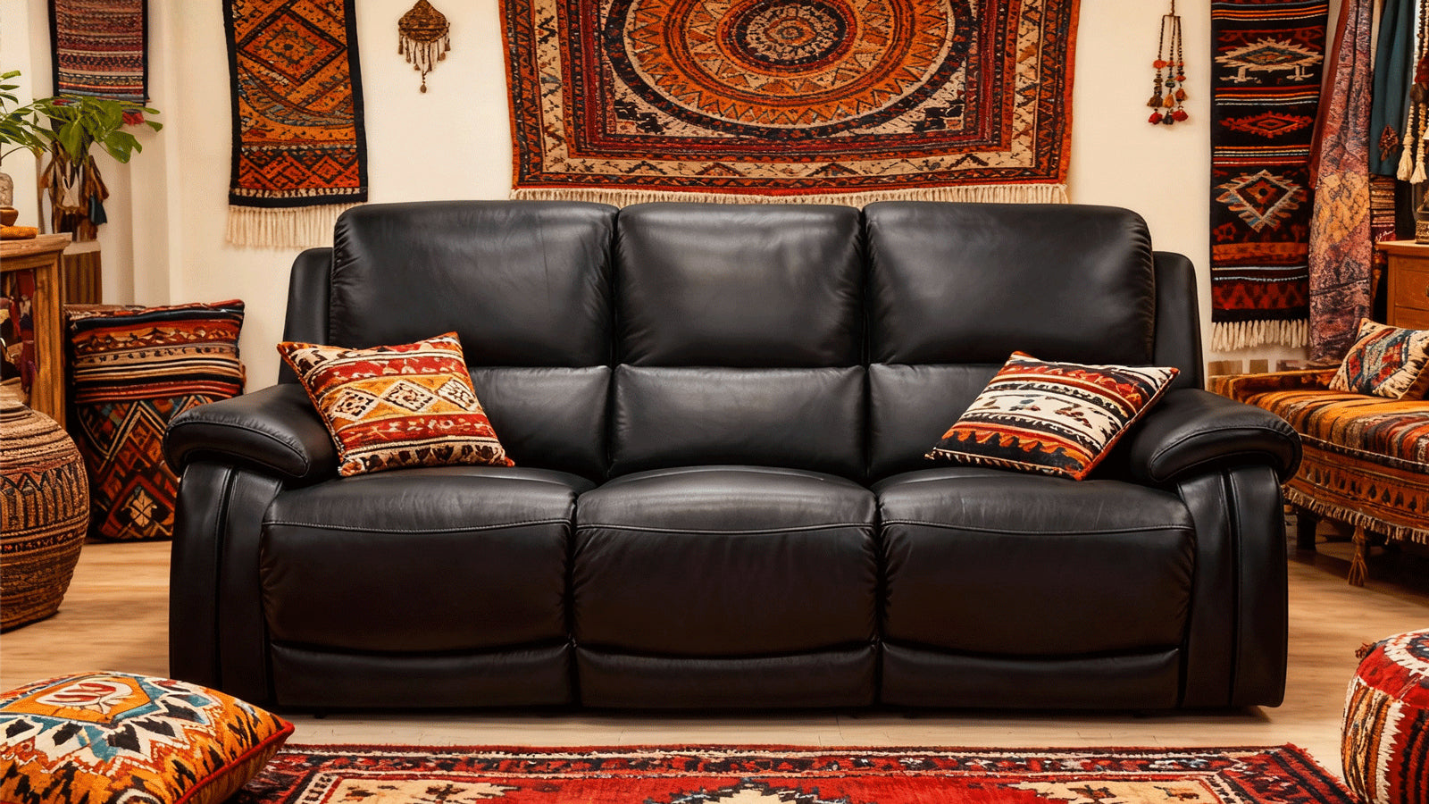 3-Seater Recliner Sofa-2