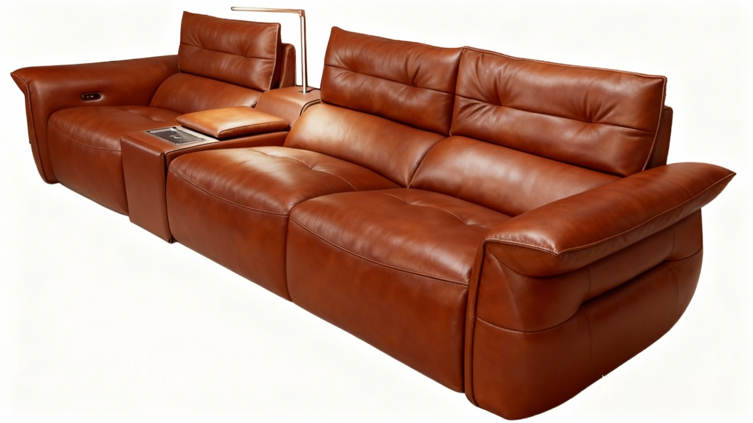 Modern Leather Recliner Sofa-2