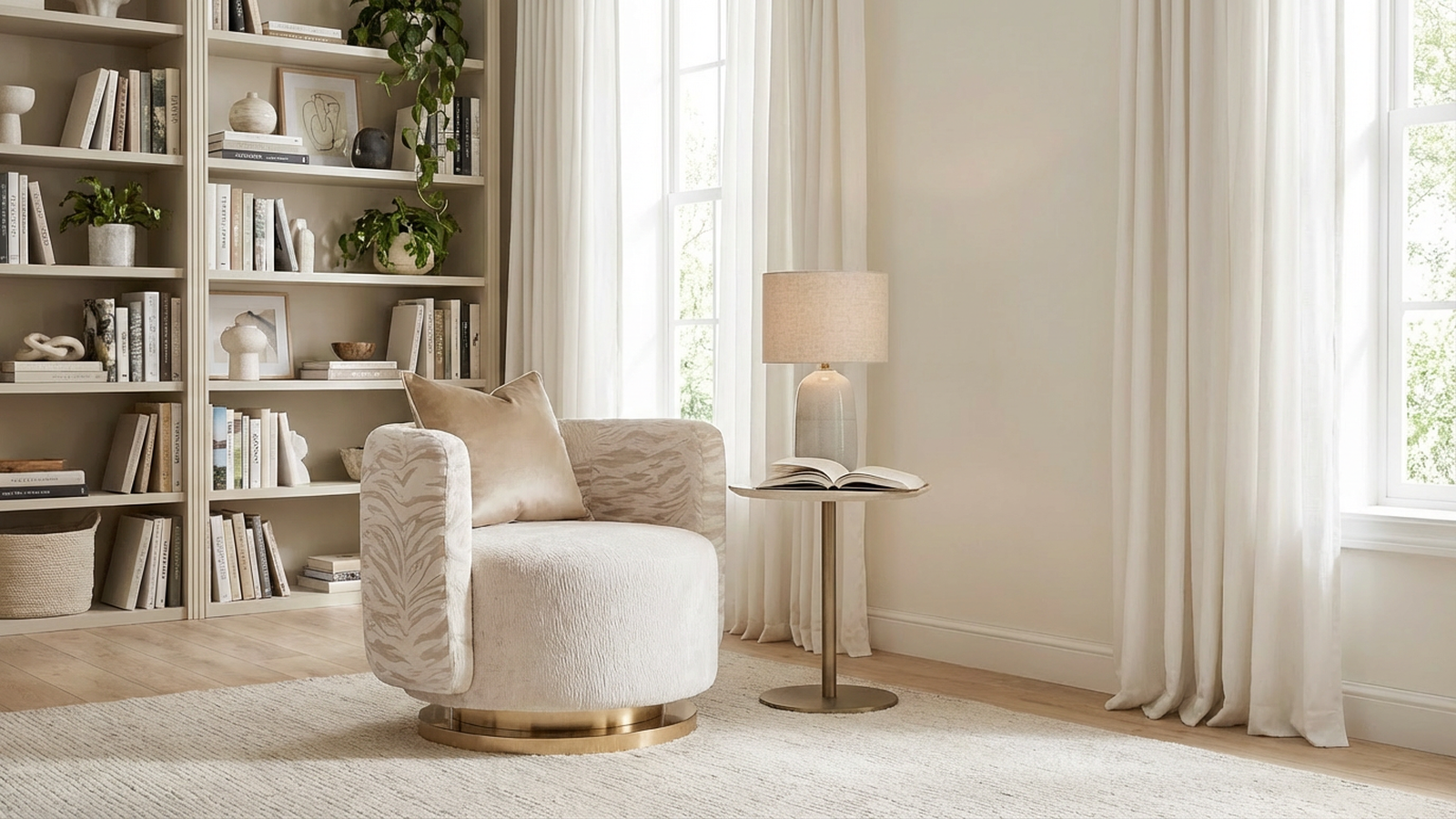 Swivel Accent Lounge Chair-4