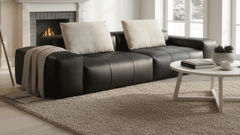 HideCraft Contemporary Leather Sofa-6