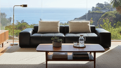 HideCraft Contemporary Leather Sofa-2