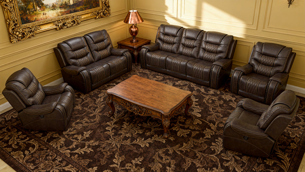 Reclining Sofa with Chairs Set-6