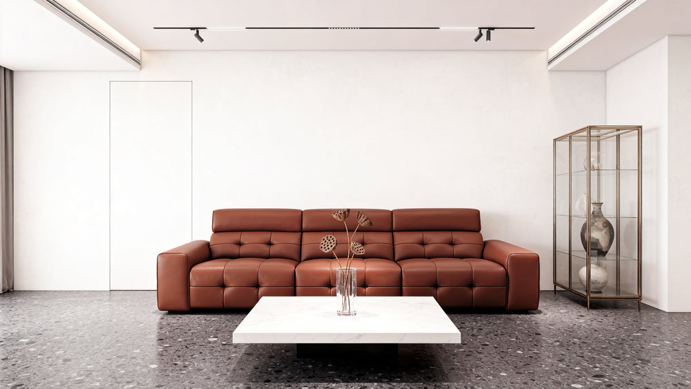 Luxurious Leather Sofa with Modern Design-9