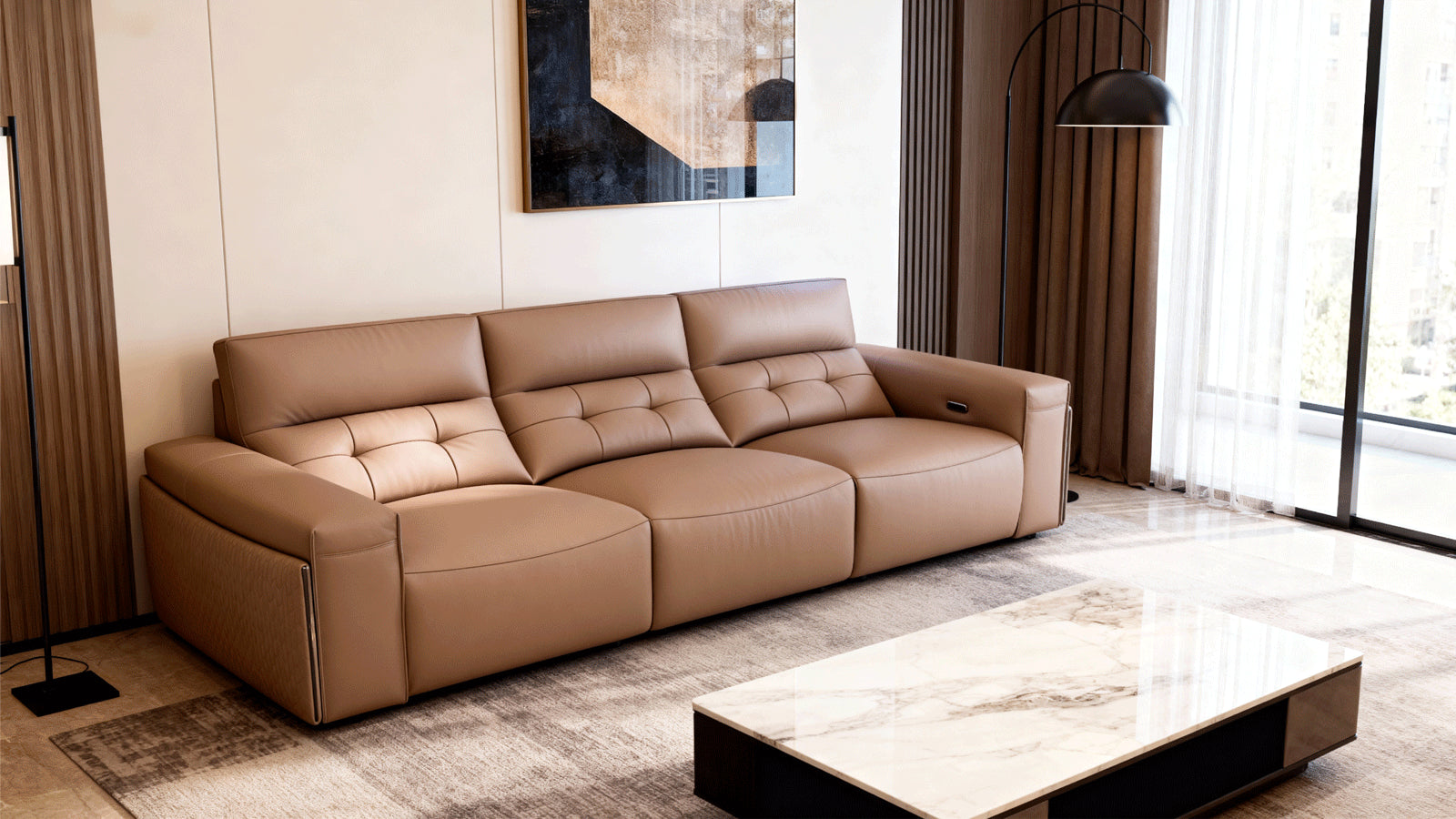 Urban Comfort Recliner Sofa-6