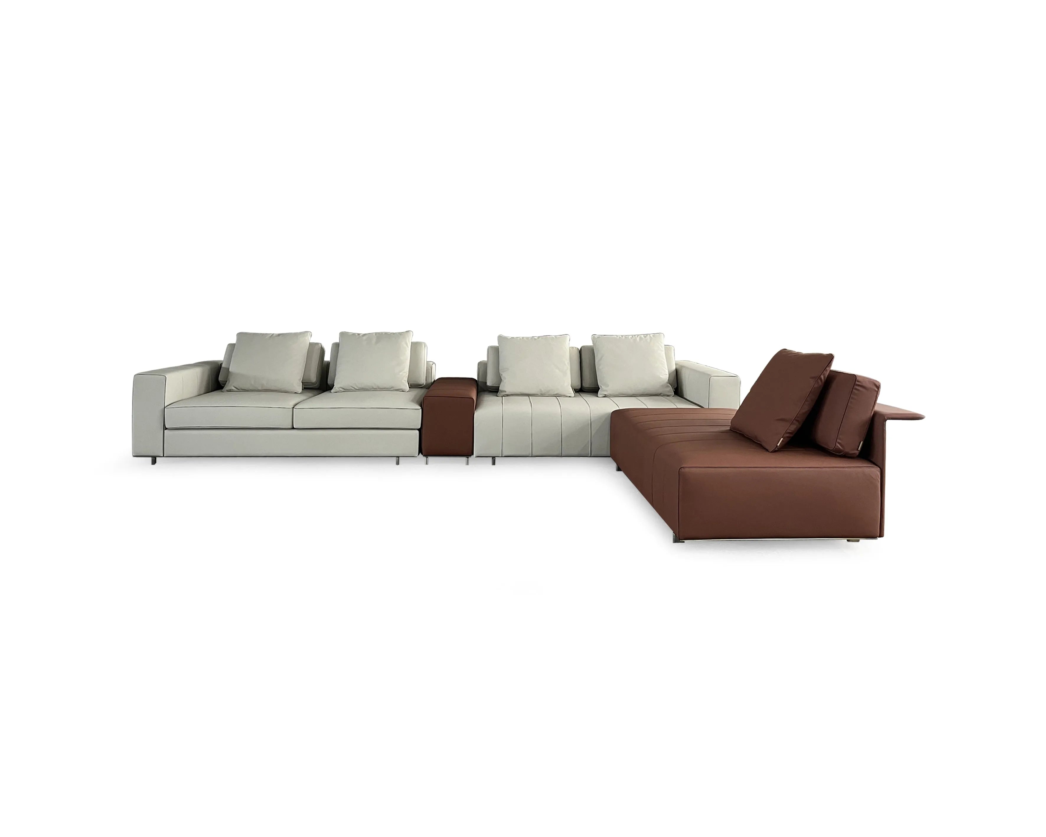 Luxe Modular Leather Sofa