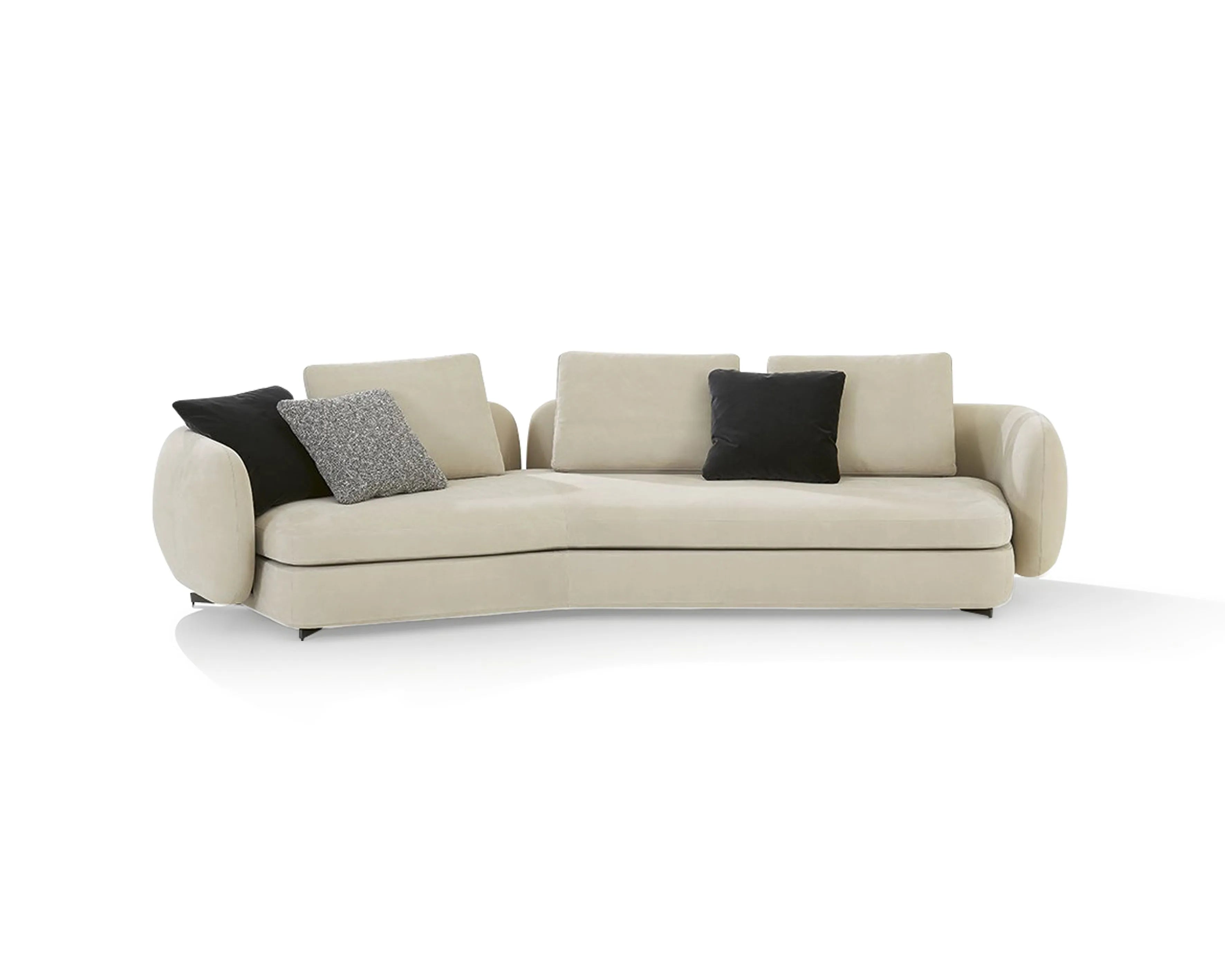 Premium Lambswool Solid Wood Down Sofa-3