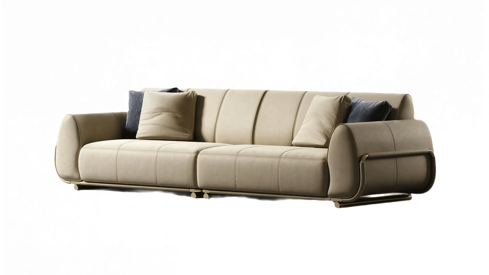 3-Seater Napa Leather Sofa-2