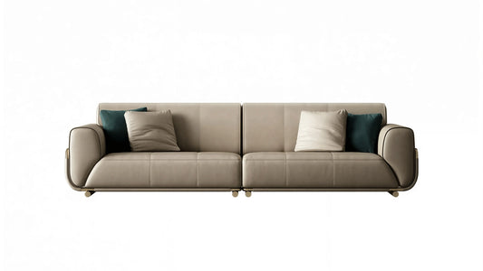 3-Seater Napa Leather Sofa-1