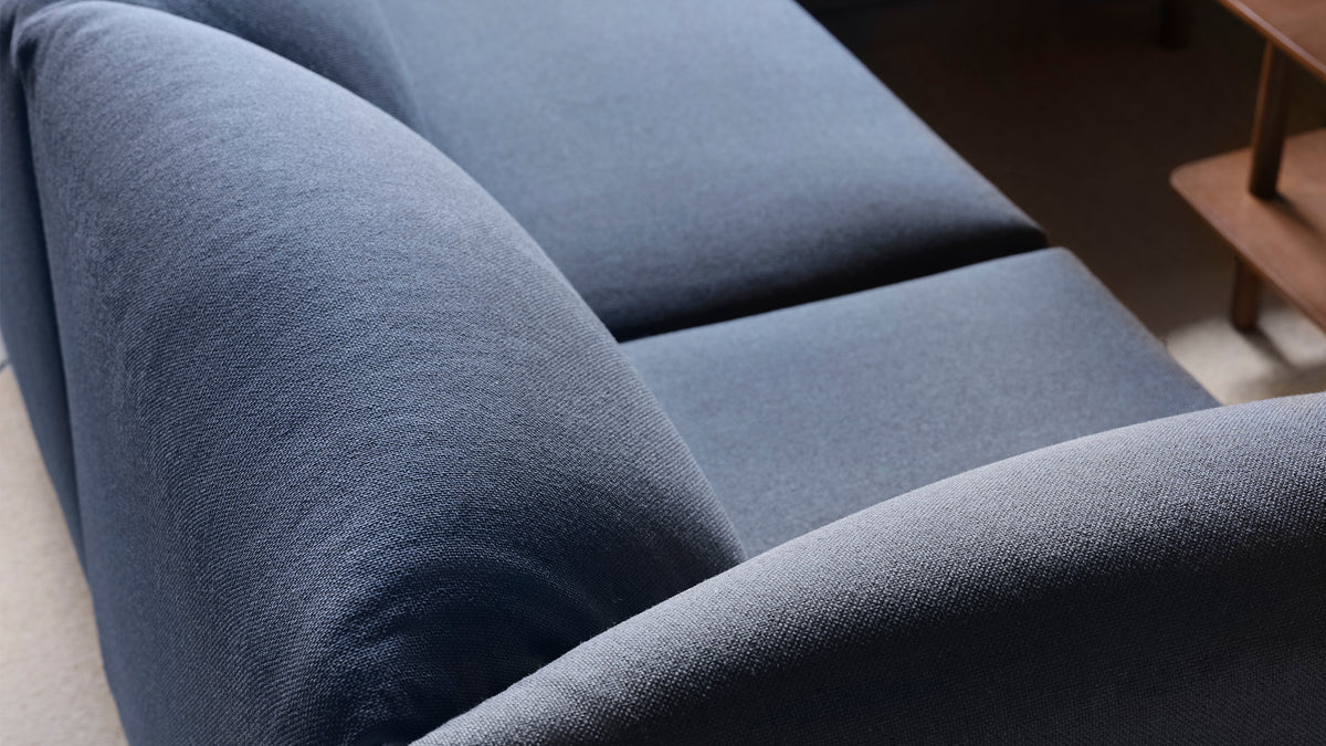 Modern Minimalist Gray 4-Seater Sofa | Nordic Fabric Living Room Furniture-6