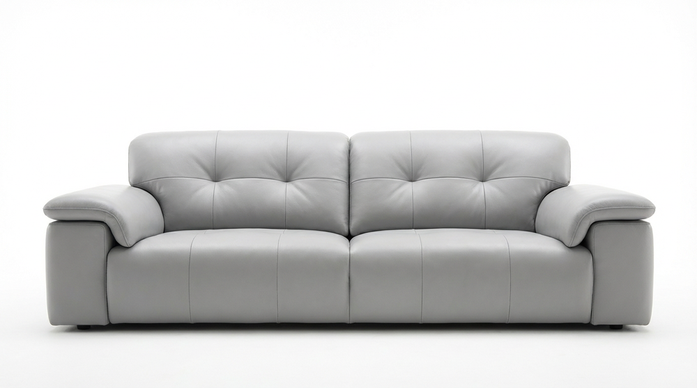 Sleek Comfort Leather Sofa-1