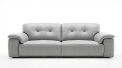 Sleek Comfort Leather Sofa-1