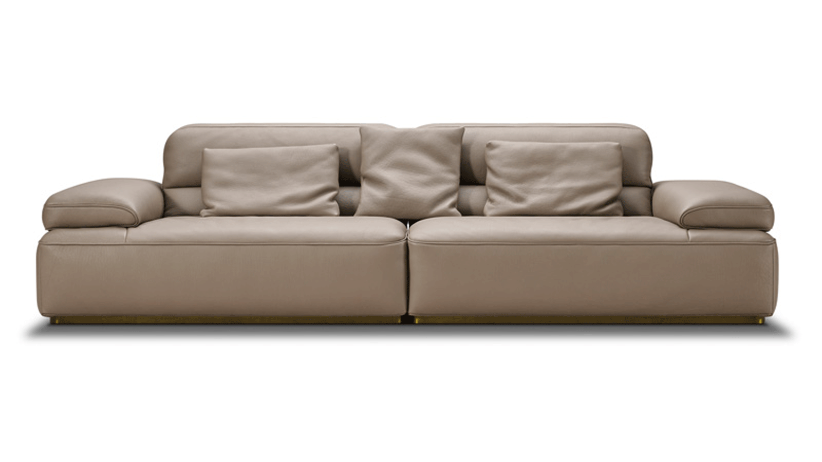 HideCraft Classic Leather Sofa-1