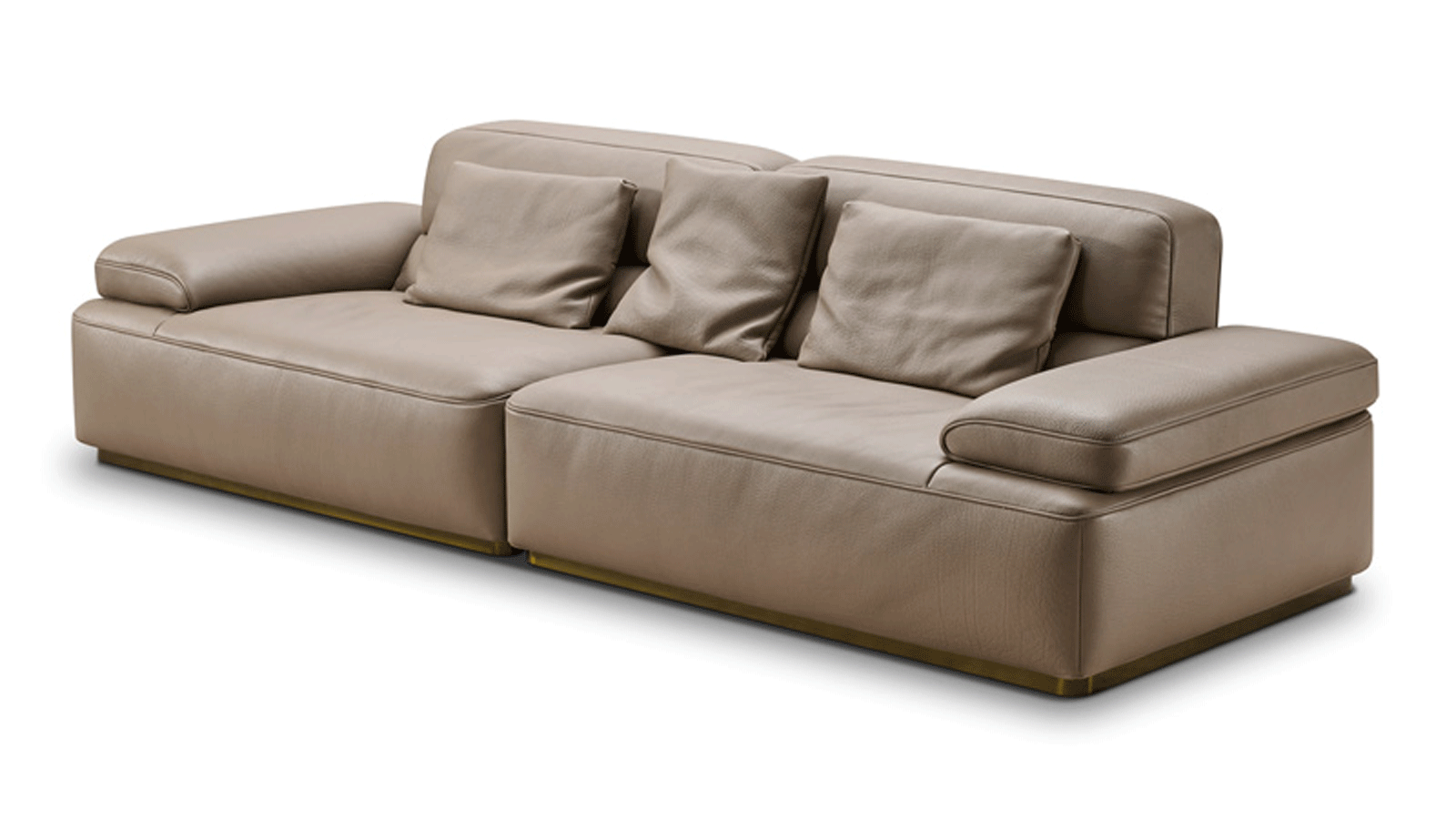 HideCraft Classic Leather Sofa-4