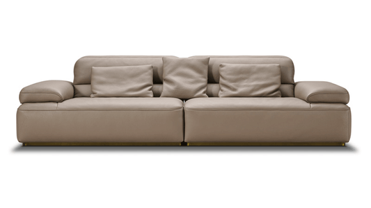 HideCraft Classic Leather Sofa-1